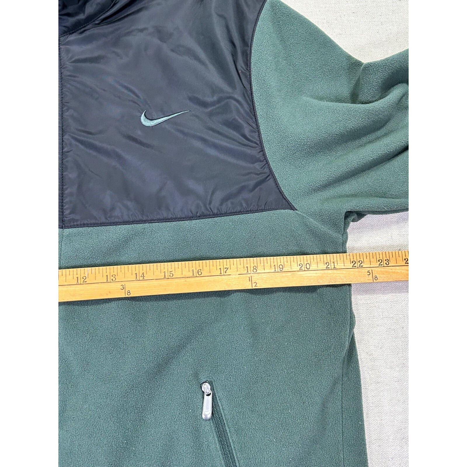 SACAI X NIKE Giacca vintage Nike uomo media Denali Y2K full zip ricamata swoosh