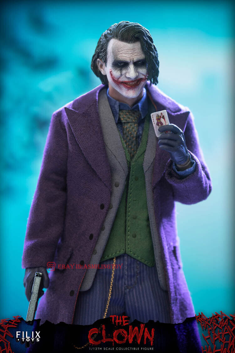 Filix Toys FX004 The Clown Heath Ledger Joker 1/12 Action Filix Toys FX004 The Clown Heath Ledger Joker 1/12 Action
