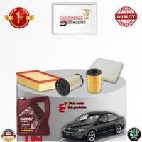 Inspektionskit Filter + ÖL Skoda Octavia Iii 1.6 Tdi 66KW 90CV Von 2015->