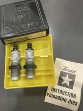Vintage Ammunition Ammo Reloading Dies Texan - .222 Rem Remington