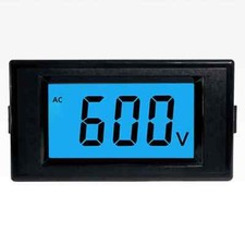 US Stock AC 0-599.9V 600V Blue LCD Digital Volt Voltage Panel Meter Voltmeter