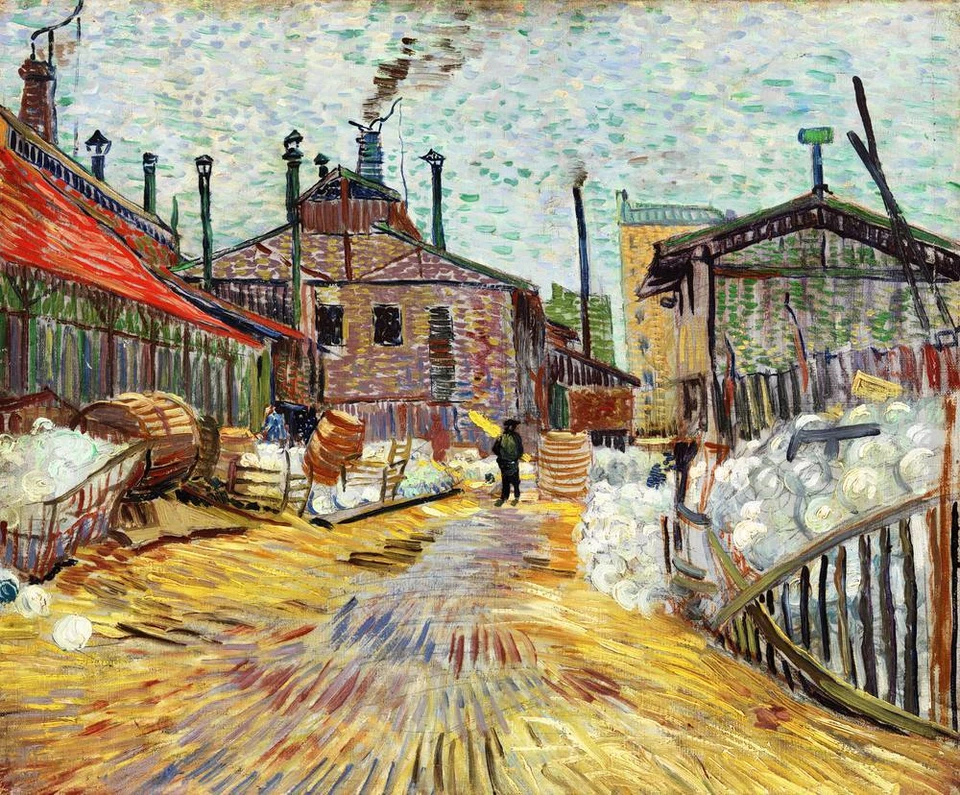 The Factory Painting by Vincent Van Gogh Classical Art Poster Print, Imagekind - Image 2 of 4
