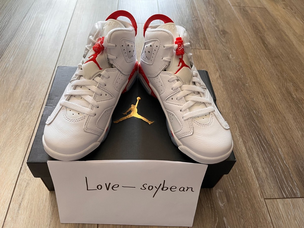 Nike Air Jordan 6 Retro (GS) - Red Oreo - Size 4.5Y | eBay