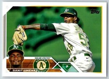 2023 TOPPS SERIES 1 DANY JIMENEZ OAKLAND ATHLETICS #164