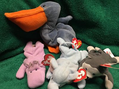 nook the husky beanie baby