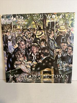 Rod Stewart A NIGHT ON THE TOWN Original 1976 Vinyl Record LP