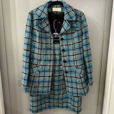 PENDLETON Vintage Wool Boucle Tweed Knit Skirt Suit Made in USA Womens Size 12