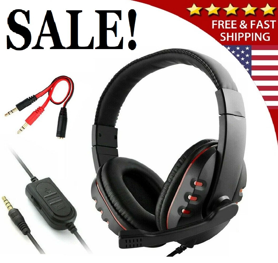 Auriculares para juegos Pro Gamer Mic Sonido envolvente bajo para