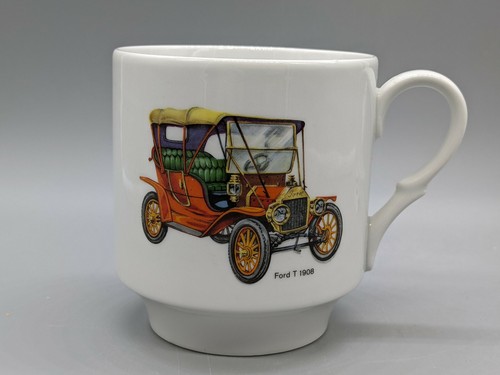 Vintage 1970s "1908 Ford T" Tea Coffee Cup Bavaria Schumann Arzberg Germany - Picture 2 of 10