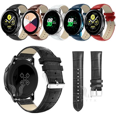 Leather Wrist Strap Watch Band For Samsung Galaxy Watch Active 2 44mm 40mm 