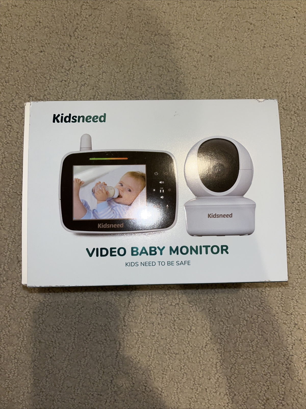 Baby Monitor, Kidsneed Video Baby Monitor with Remote Pan-Tilt-Zoom Camera NEW!!-image