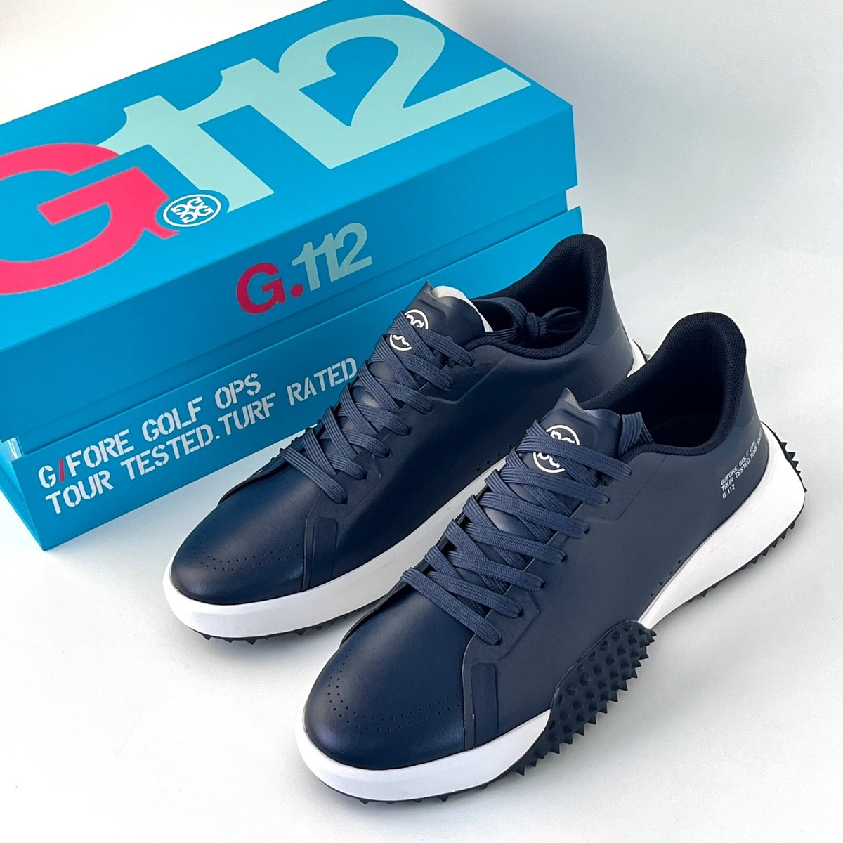 New G/FORE G.112 Golf Shoes P.U. Leather Men's Size 10-12 New G/FORE G.112 Golf Shoes P.U. Leather Men's Size 10-12