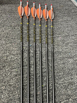 6pk Custom Victory Archery VAP TKO Elite 300 Fletched Arrows Uncut | eBay