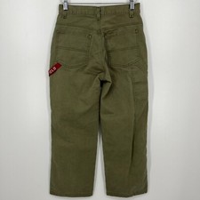 Polo Sport Ralph Lauren Carpenter Pants Boys Size 12 Olive Green Vtg 90s