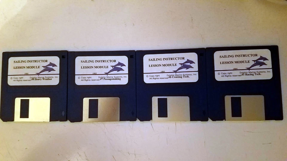 Sailing Instructor Series III, DOS/WIN9x, Learn HT Sail w/ Real Boats & Charts - Image 4 of 4