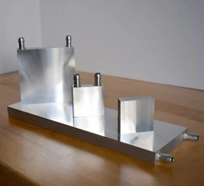 Aluminum water block 40*40mm polished flat highest quality no scratches USA