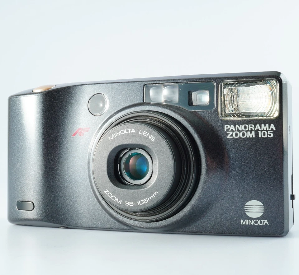 Cámara fotográfica compacta EX+5 MINOLTA ZOOM PANORÁMICO 105 AF 35 mm de JAPÓN