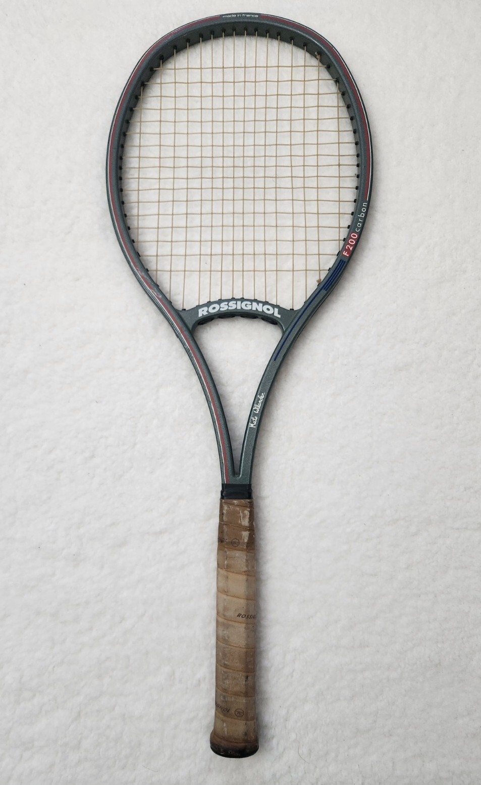 Rossignol F200 Carbon Mats Wilander Tennis Racquet 4 1/4 L2 Racket eBay
