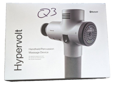 Hypervolt BT Bluetooth Percussion Massage Device - Silver Open-Box.