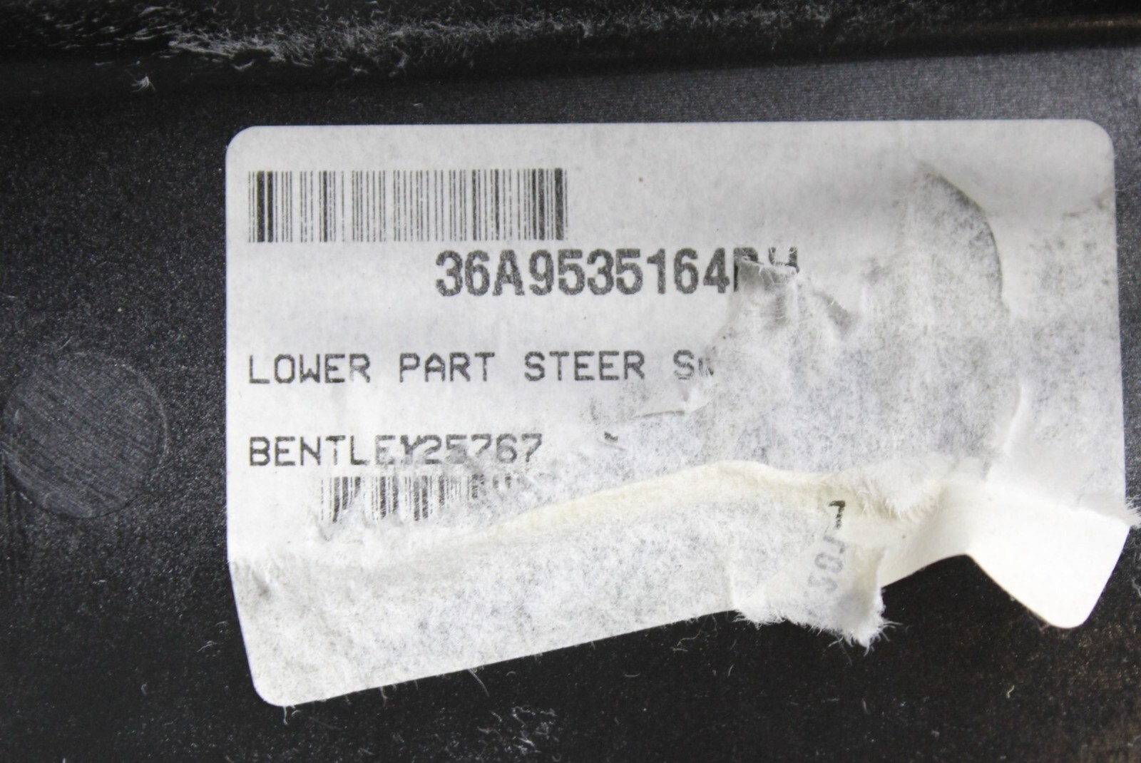 2017 - 2020 BENTLEY BENTAYGA STEERING COLUMN SHROUD LOWER & UPPER COVER TRIM OEM