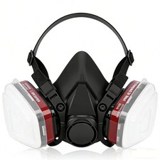 PRO 6200 Half Face Gas Mask Cover Painting Spraying Respirator Work Facepiece