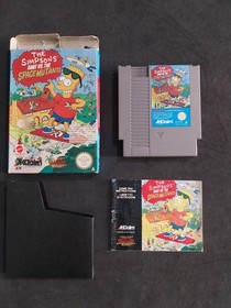 The Simpsons Bart Vs Space Ex-Mutants Nintendo Nes Pal A Mattel Eng Verwendet