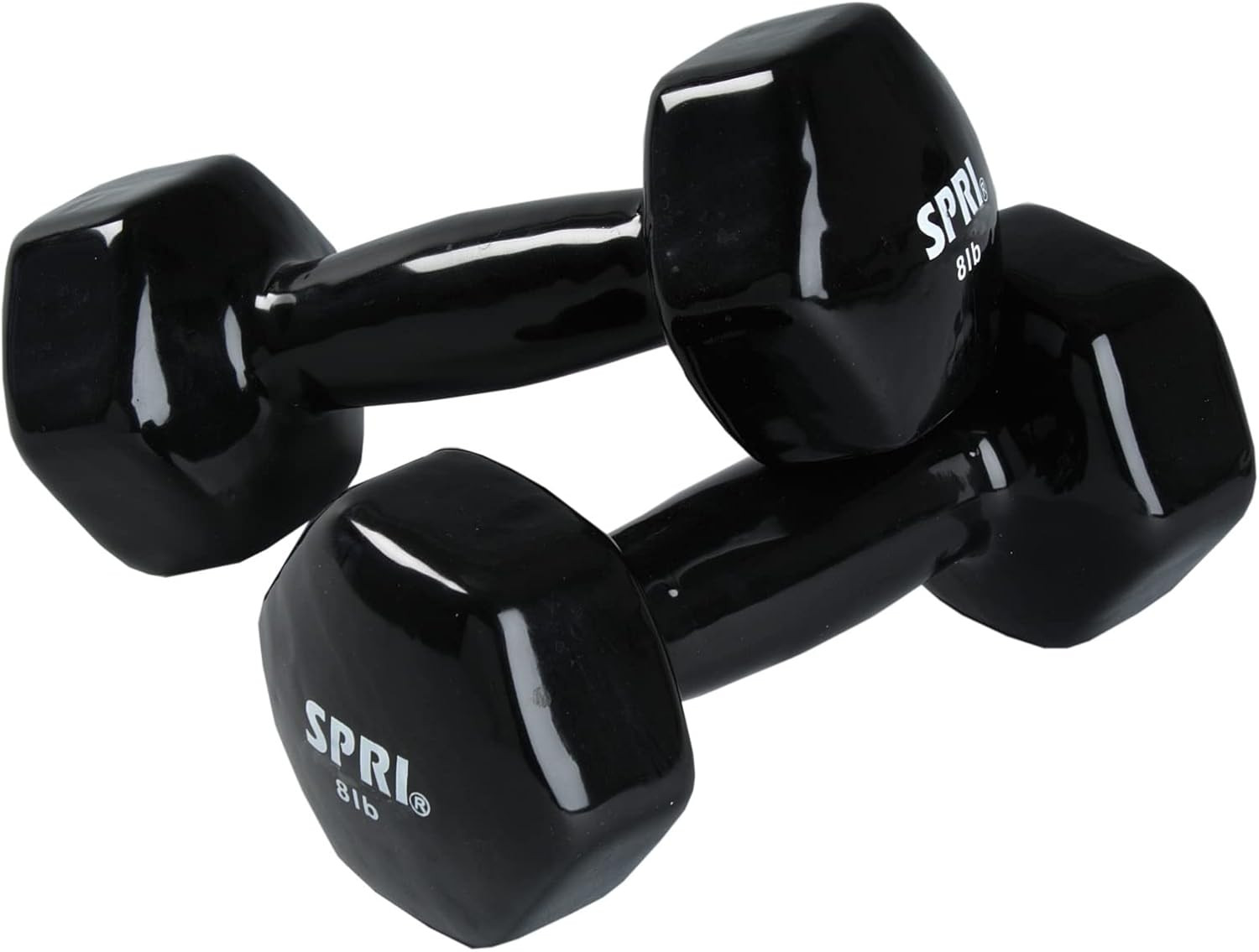 Dumbbells Hand Weights Set of 2 Vinyl Coated Exercise & Fitn