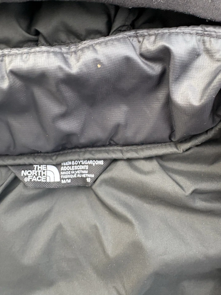 Chaqueta North Face Thermoball Adolescentes Niños Talla Mediana 10 Negra Con Capucha Foto 4 de 4