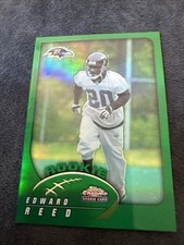 2002 Ed Reed Topps Chrome #208 Refractor Rookie Card RC. rookie card picture