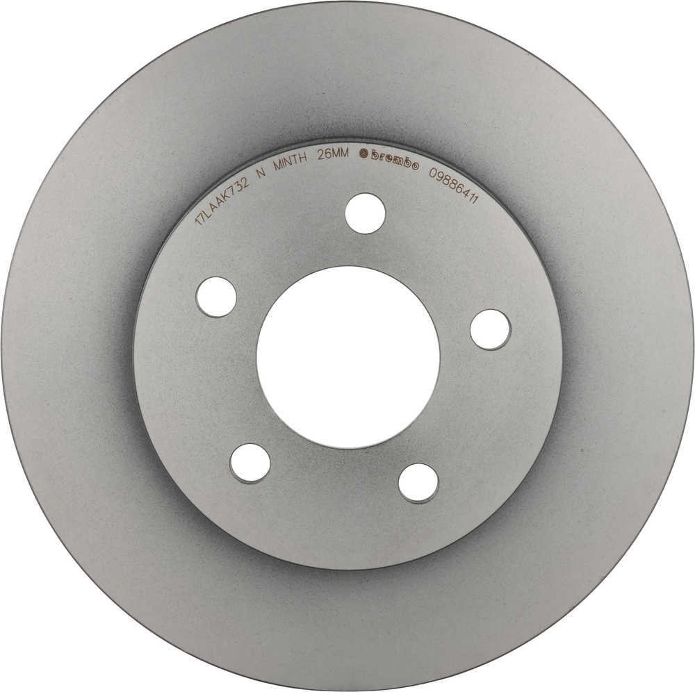 Disc Brake Rotor-Premium UV Coated OE Equivalent Rotor fits 02-07