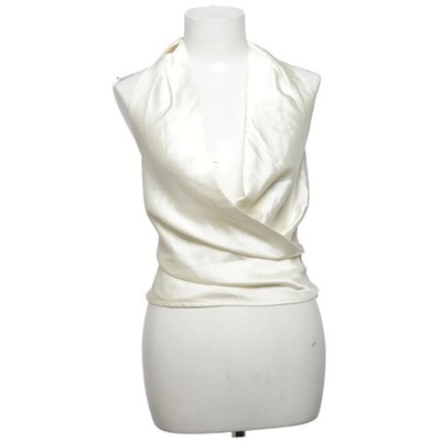 Shein, Neckholder Top, Größe: 34, Beige, Polyester, Einfarbig, Satin, Damen #Bfd