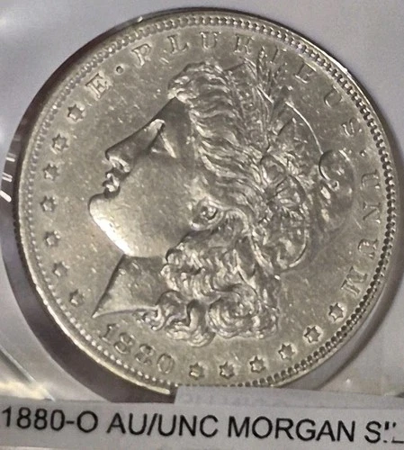 1880-O AU/UNC Morgan Silver Dollar NO~RESERVE~From My Private Collection~ #1724