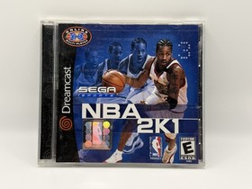 SEGA Dreamcast Games Sega Sports NBA 2K & 2K1 w/ Manual Untested Good Condition 