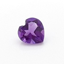 Genuine .40ctw Amethyst Heart Shape 5.0 mm Loose Gemstone