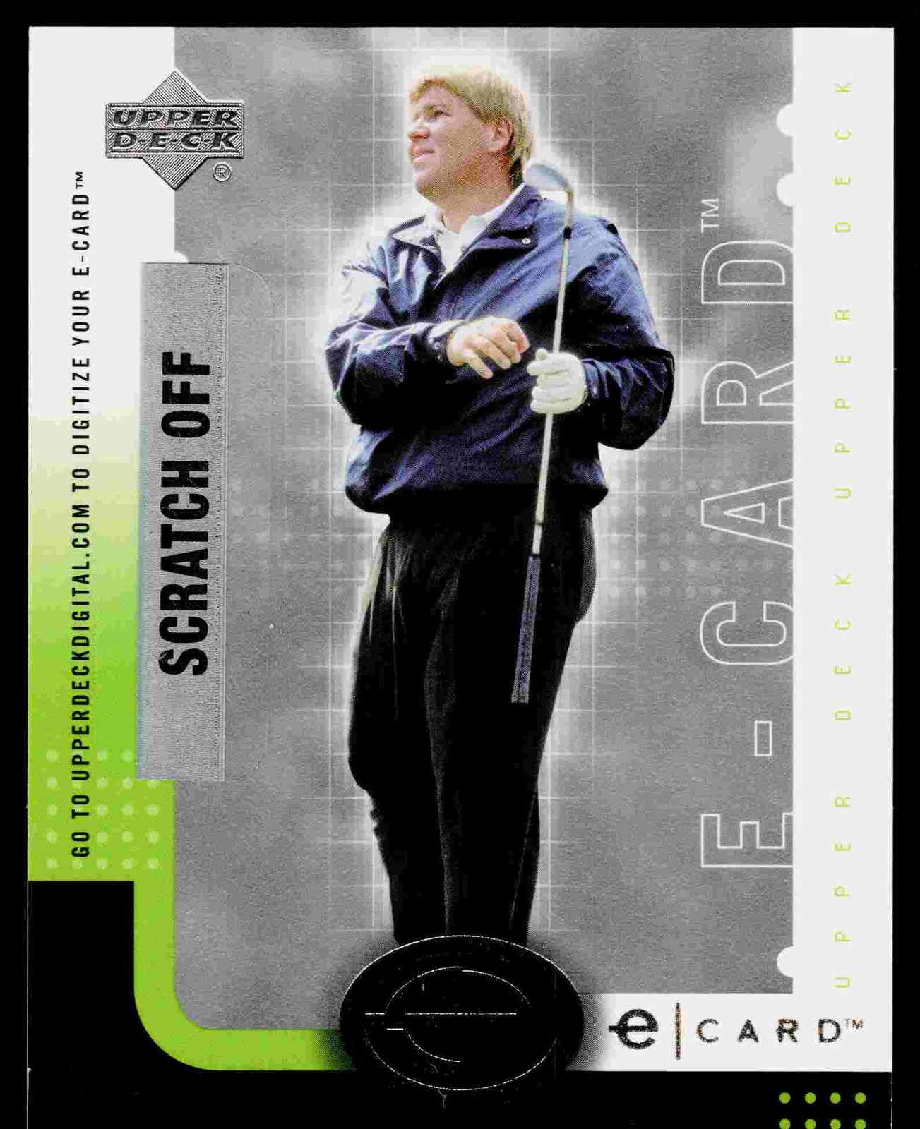 John Daly 2001 Upper Deck #E-JD e-Card PGA Tour