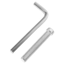 1 Pc Silver Alloy Cue Weight Screw Replacement for Pool Stick Balance