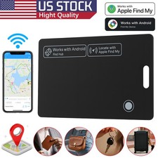 Bluetooth Rechargeable Wallet Tracker Card IP68 For iPhone Apple Find My Google