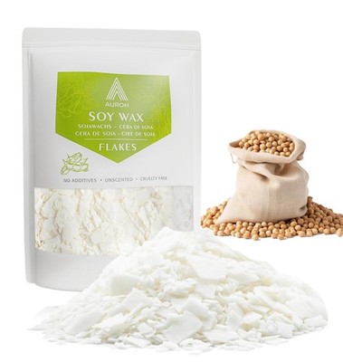 Kerzenherstellung brennendes Sojawachs/Soja 100 % reines WEISS natürliche Flocken Wachs sauber UK