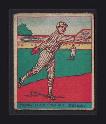 1933 Eclipse Imports R337 #411 Henry Hine Heinie Schuble DETROIT TIGERS
