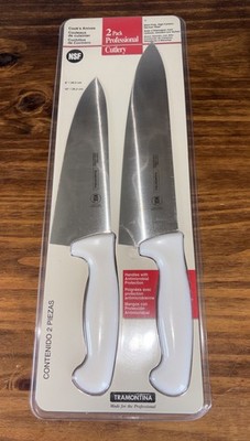 NEW Tramontina Pro-Series 2-Pc 8 &10  Cooks Knives Stain Free High Carbon Steel