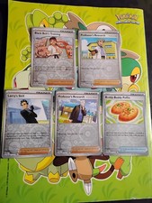Prismatic Evolutions Reverse Holo Trainer Lot 5 Pack Fresh Cards Pokemon TCG