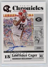 2020 Panini Chronicles Draft Picks Signatures Red Lawrence Cager #8 Auto 3hd