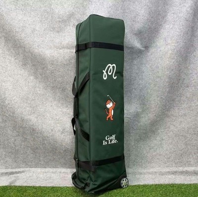 Malbon Golf Caddy Bag Cover Airplane Storage Travel Bag Set Green