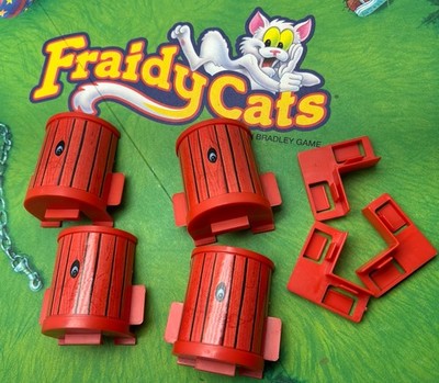 Vtg 1994 Fraidy Cats Milton Bradley Board Game REPLACEMENT PARTS-Fence Pieces