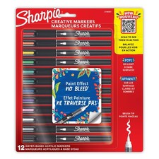 Sharpie Creative Markers, Water-Based Acrylic...