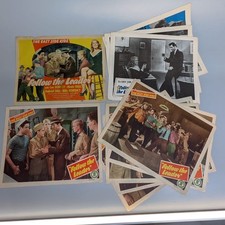 The East Side Kids Follow The Leader Vtg Lobby Card Set+Leo Gorcey+Hall🎬