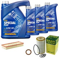 Inspektionspaket 8L Mannol 10W-30 FüR Mercedes W211 E 240 R230 500 350 R129