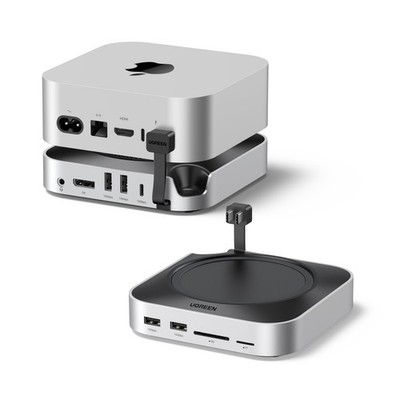 UGREEN Mac mini M4 M4 Pro 10in1 USB-C Hub Stand Docking Station 8K 10Gbps
