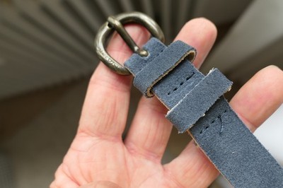 Marc o Polo Gürtel jeansblau neu o.Et. Wildleder