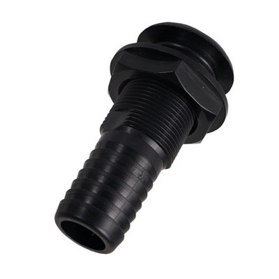 Marine Through Hull Fitting Drain Fit 1 Hose Thru Drain Connector Drain Outle